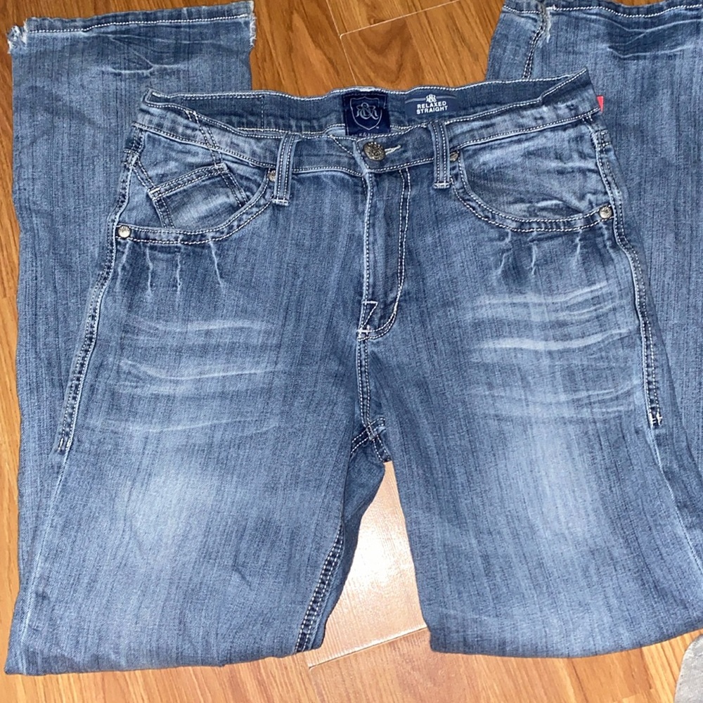 Rock & republic relaxed straight jeans